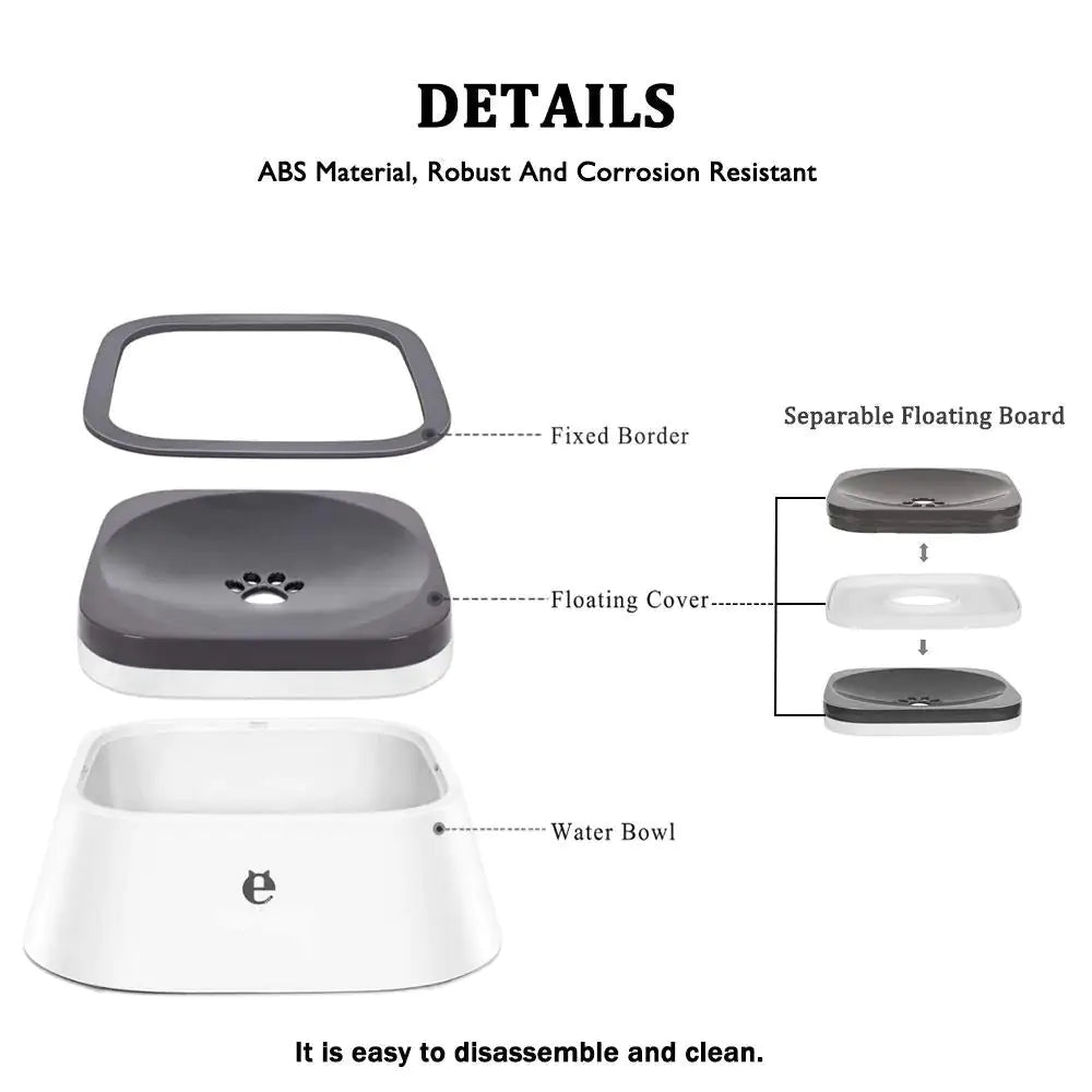 Anti-Spill Pet Water Bowl